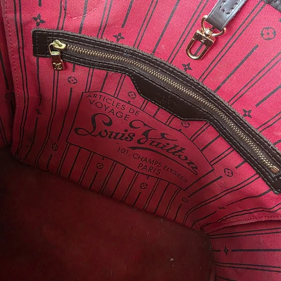 Louis Vuitton Tote Bag Ebene Neverfull MM Damier - Picture 6 of 13